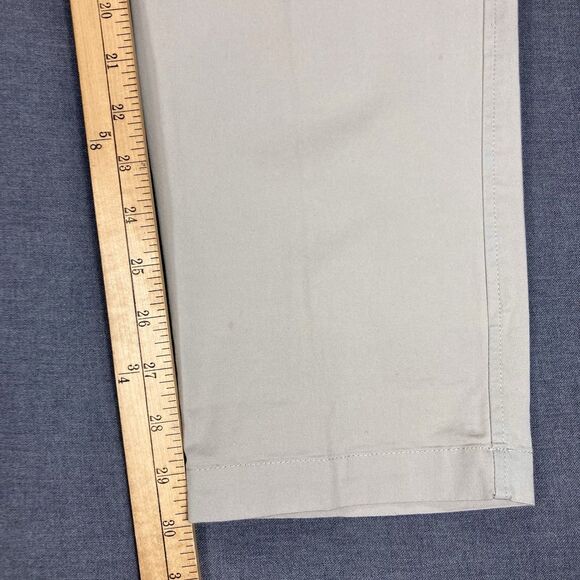 Vince Chino Pants Women 14 Cream Straight Leg Classic Career Preppy Basic Casual - Picture 13 of 14